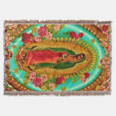 Our Lady Guadalupe Mexican Saint Virgin Mary Deken (Voorkant)