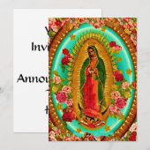 Our Lady Guadalupe Mexican Saint Virgin Mary Kaart (Voorkant / Achterkant)