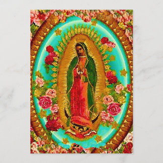 Our Lady Guadalupe Mexican Saint Virgin Mary Kaart