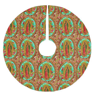 Our Lady Guadalupe Mexican Saint Virgin Mary Kerstboom Rok