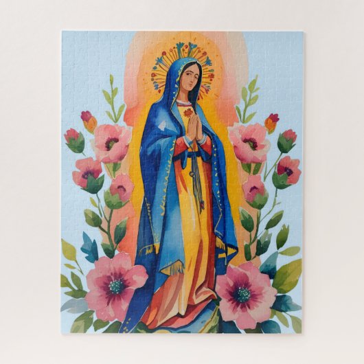 Our Lady Guadalupe Mexican Saint Virgin Mary  Legpuzzel (Verticaal)