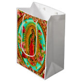 Our Lady Guadalupe Mexican Saint Virgin Mary Medium Cadeauzakje (Voorkant Gekanteld)