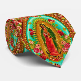 Our Lady Guadalupe Mexican Saint Virgin Mary Stropdas