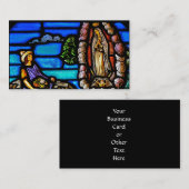 Our Lady Guadalupe Nuestra Senora Glas in lood Visitekaartje (Voorkant / Achterkant)