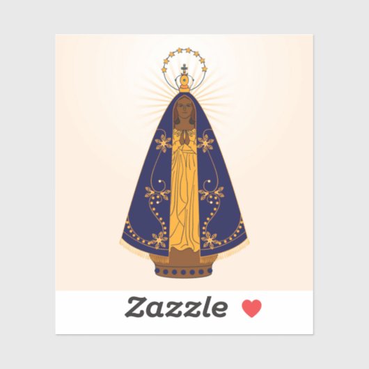 Our Lady of Aparecida Sticker (Vel)