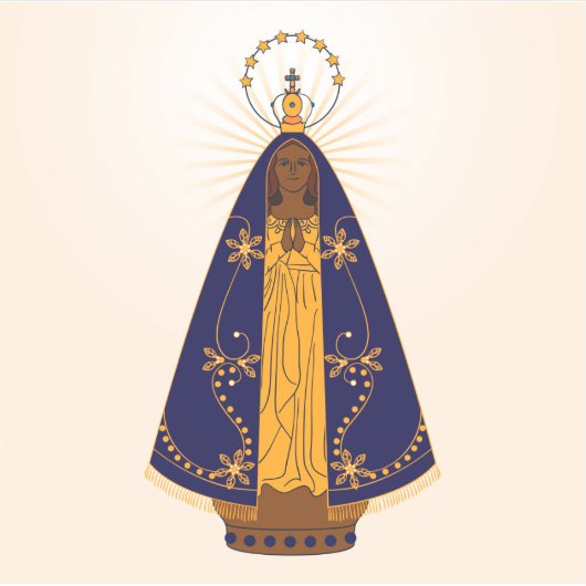 Our Lady of Aparecida Sticker (Voorkant)