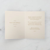Our Lady of Cana Catholic Wedding Bedankkaart (Binnen)