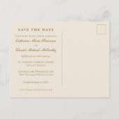 Our Lady of Cana Save the Date Wedding Briefkaart (Achterkant)