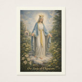 Our Lady of Champion Catholic Prayer Visitekaartje (Voorkant)