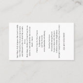 Our Lady of Christ Church Card Visitekaartje (Achterkant)