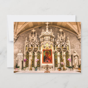 Our Lady Of Czestochowa Altar NY Briefkaart