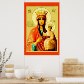 Our Lady of Czestochowa Virgin Mary Poster (Keuken)