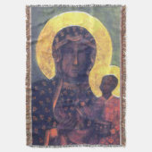 Our Lady of CzestochowaVirgin Mary icon Blanket Deken (Voorkant Verticaal)