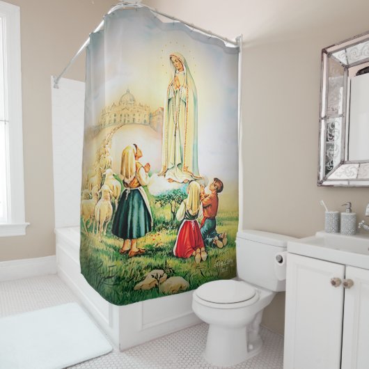 Our Lady of Fatima 1917 Douchegordijn (In situ)