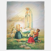 Our Lady of Fatima 1917 Fleece Deken (Voorkant)