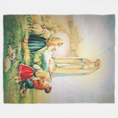 Our Lady of Fatima 1917 Fleece Deken (Voorkant (Horizontaal))