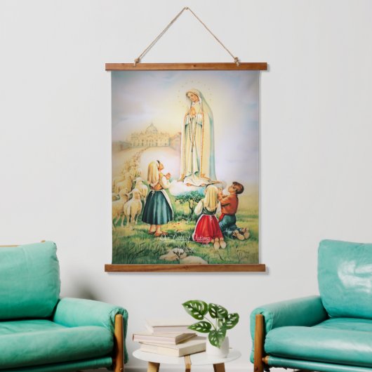 Our Lady of Fatima 1917 Hangend Wandkleed (Woonkamer)