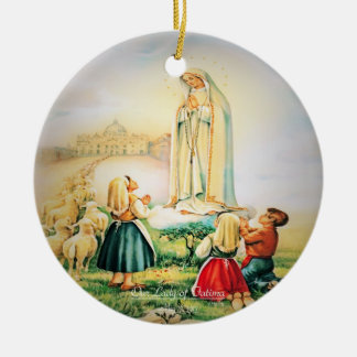 Our Lady of Fatima 1917 Keramisch Ornament