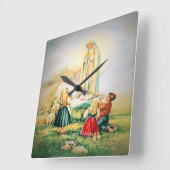 Our Lady of Fatima 1917 Vierkante Klok (Hoek)