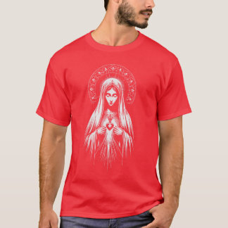 Our Lady of Fatima Mother Mary Saint Mary Powerful T-shirt