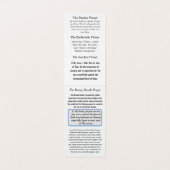 Our Lady of Fatima Prayer Card Kaart (Binnenkant ongevouwen)