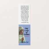 Our Lady of Fatima Prayer Card Kaart (Buitenkant ongevouwen)