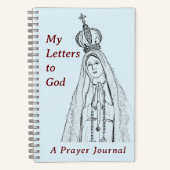 Our Lady of Fatima Prayer Journal Spiral Notebook Notitieboek (Voorkant)