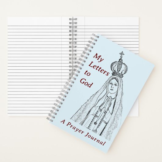 Our Lady of Fatima Prayer Journal Spiral Notebook Notitieboek