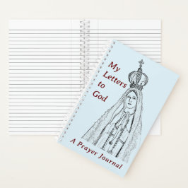 Our Lady of Fatima Prayer Journal Spiral Notebook Notitieboek