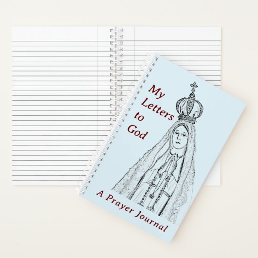 Our Lady of Fatima Prayer Journal Spiral Notebook Notitieboek (Binnen)