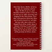Our Lady of Fatima Prayer Journal Spiral Notebook Notitieboek (Achterkant)