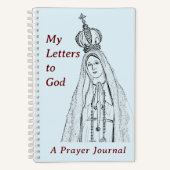 Our Lady of Fatima Prayer Journal Spiral Notebook Notitieboek (Voorkant)