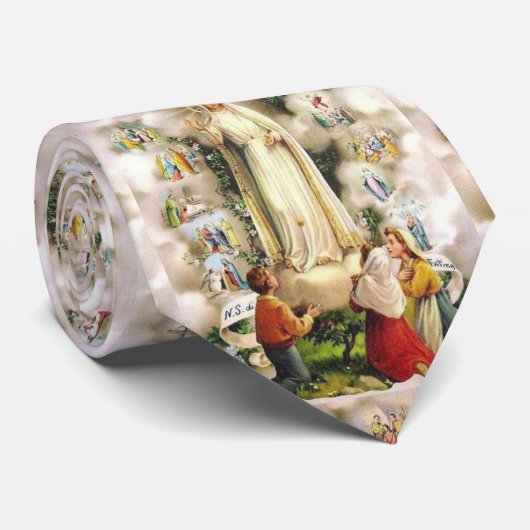 Our Lady of Fatima-Stropdas Stropdas (Opgerold)