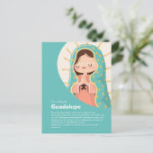 Our Lady of Guadalupe  Feestdagenkaart (Staand voorkant)