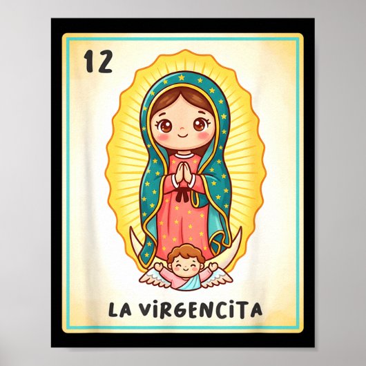 Our Lady Of Guadalupe La Virgencita Mexico For Kid Poster (Voorkant)