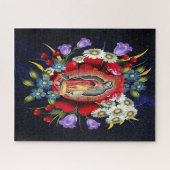 Our Lady of Guadalupe Mexican Aztec Virgin Mary Legpuzzel (Horizontaal)