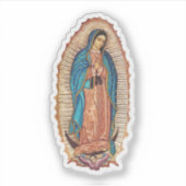 Our Lady of Guadalupe Miraculous Tilma Fine Art Sticker (Voorkant)