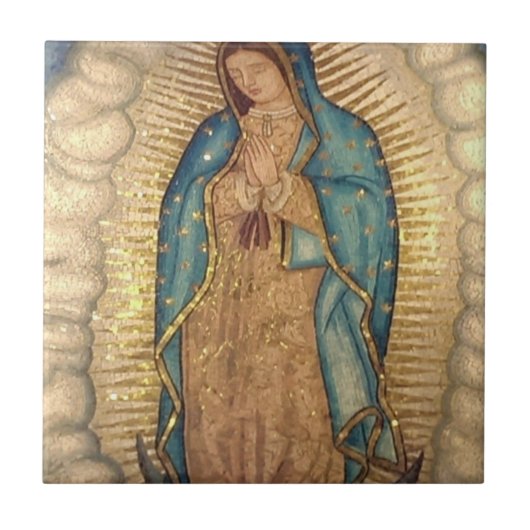 Our Lady Of Guadalupe Painting Tegeltje (Voorkant)