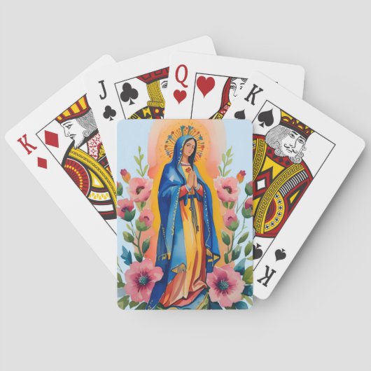 Our Lady of Guadalupe Pokerkaarten (Achterkant)