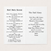 Our Lady of Guadalupe Prayer Card Kaart (Binnenkant ongevouwen)