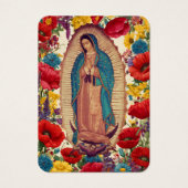 Our Lady of Guadalupe Prayer Holy Card Visitekaartje (Voorkant)