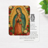 Our Lady of Guadalupe Prayer Holy Card Visitekaartje (Bureau)