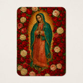 Our Lady of Guadalupe Prayer Holy Card Visitekaartje (Voorkant)