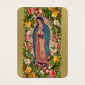 Our Lady of Guadalupe Prayer Holy Card Visitekaartje (Voorkant)