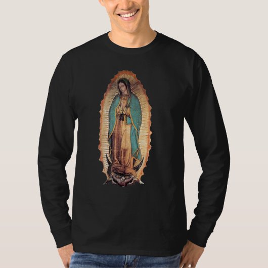 Our Lady of Guadalupe Saint Virgin Mary T-shirt (Voorkant)