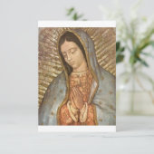 Our Lady Of Guadalupe Save The Date (Staand voorkant)