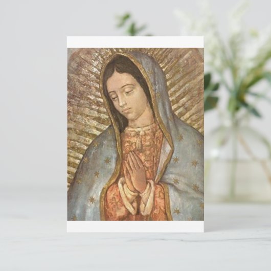 Our Lady Of Guadalupe Save The Date (Staand voorkant)