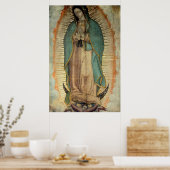 Our Lady of Guadalupe Tilma Replica Poster (Keuken)