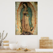 Our Lady of Guadalupe Tilma Replica Poster (Keuken)