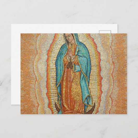 Our Lady of Guadalupe Version Briefkaart (Voorkant / Achterkant)
